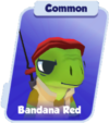 100px Bandana Red (Common)