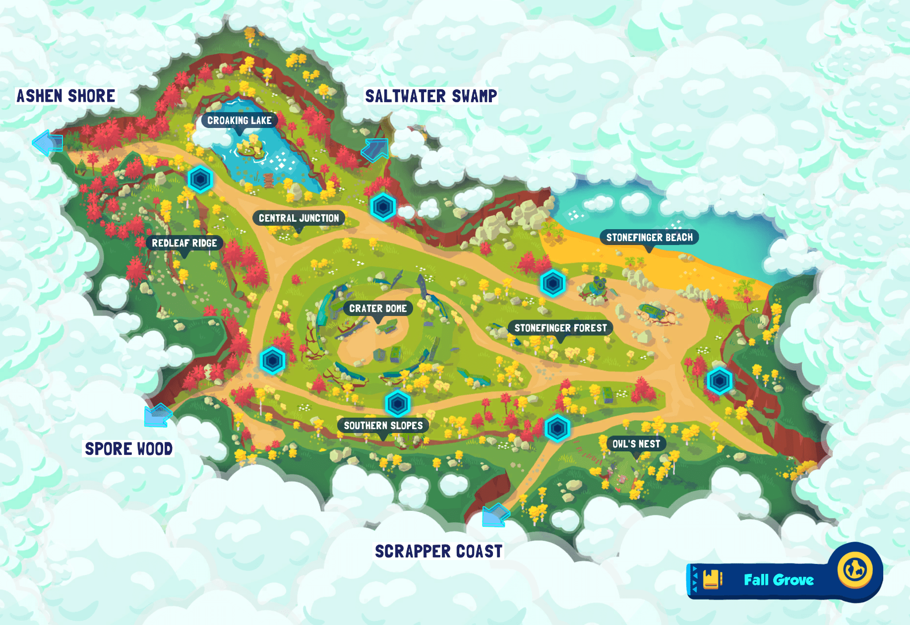 Fall Grove Map