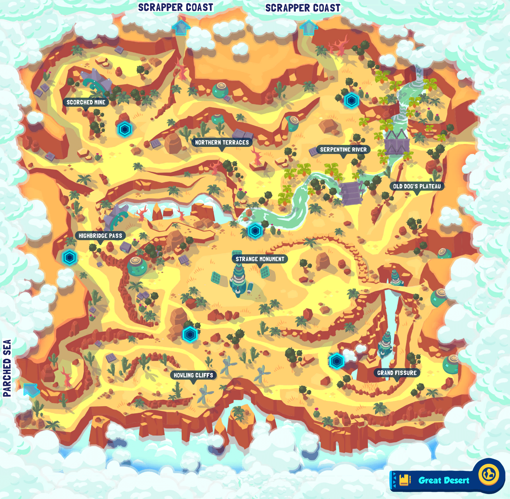 Great Desert Map