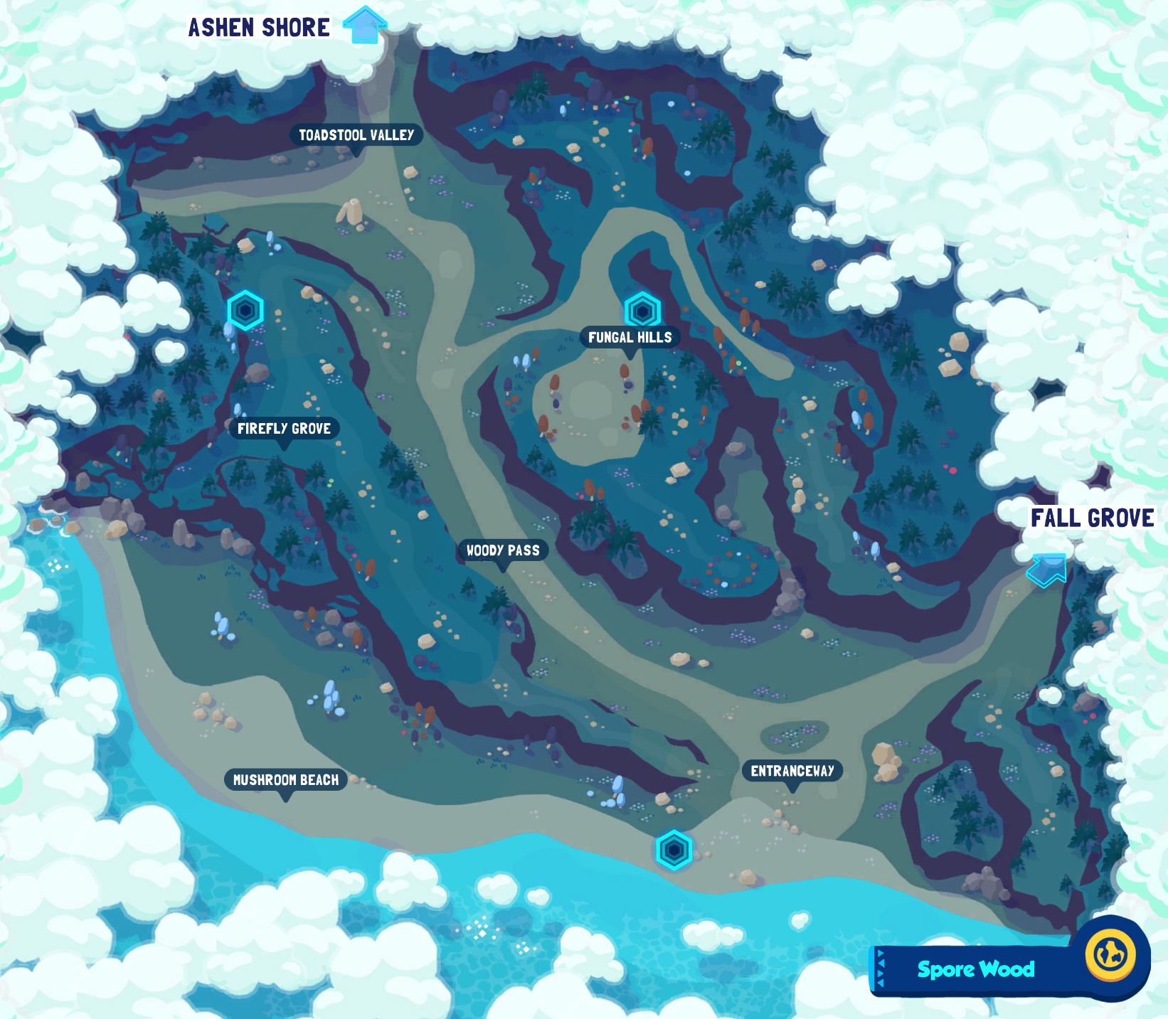 Spore Wood Map