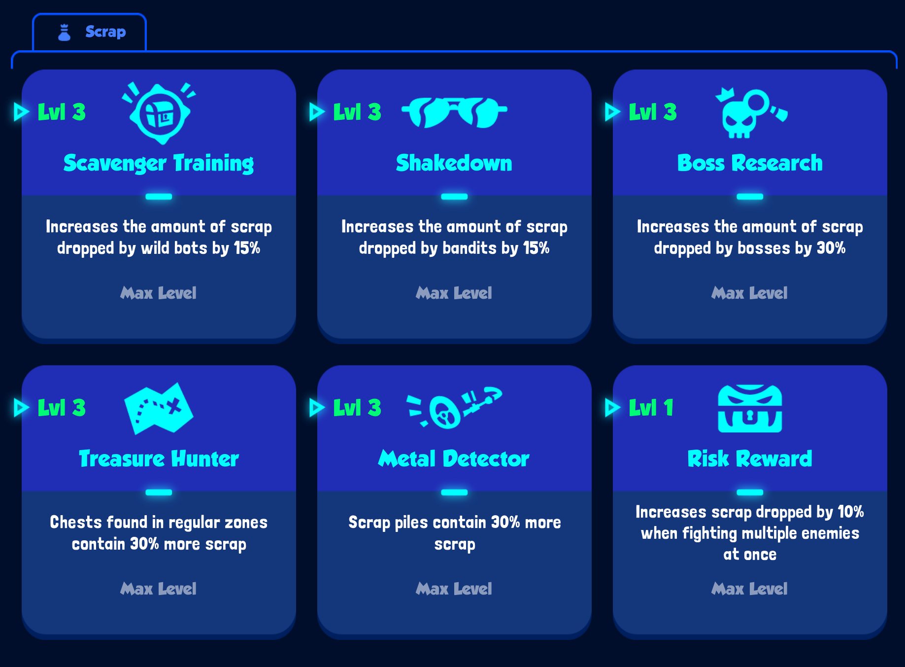 Scrap Upgrades