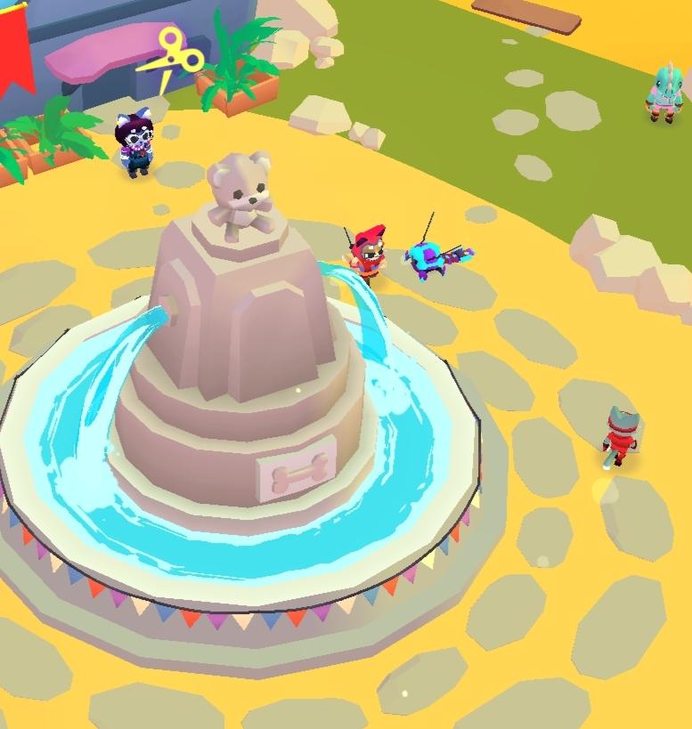 Scrapper Coast fountain